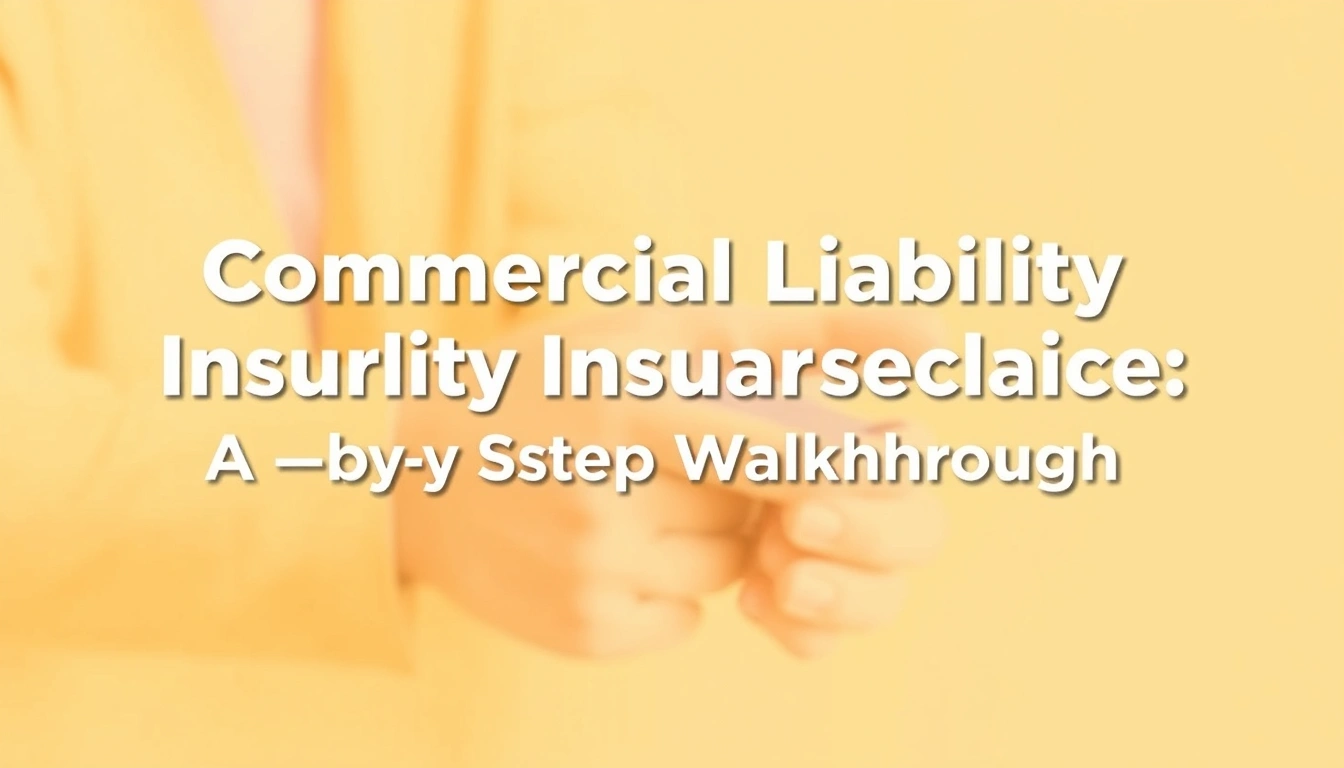 How to File a Commercial Liability Insurance Claim: A Step-by-Step Walkthrough How to File a Commercial Liability Insurance Claim: A Step-by-Step Walkthrough