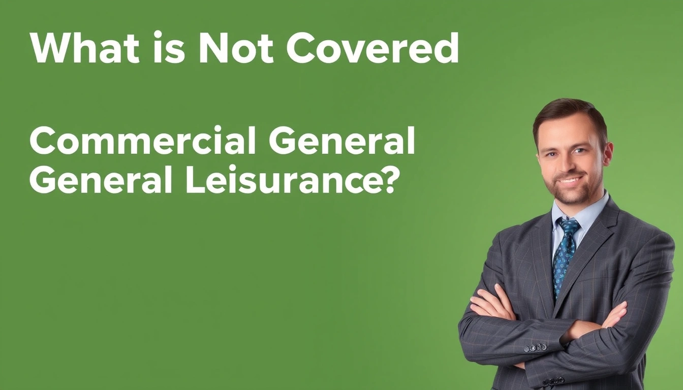 What Is Not Covered by Commercial General Liability Insurance?