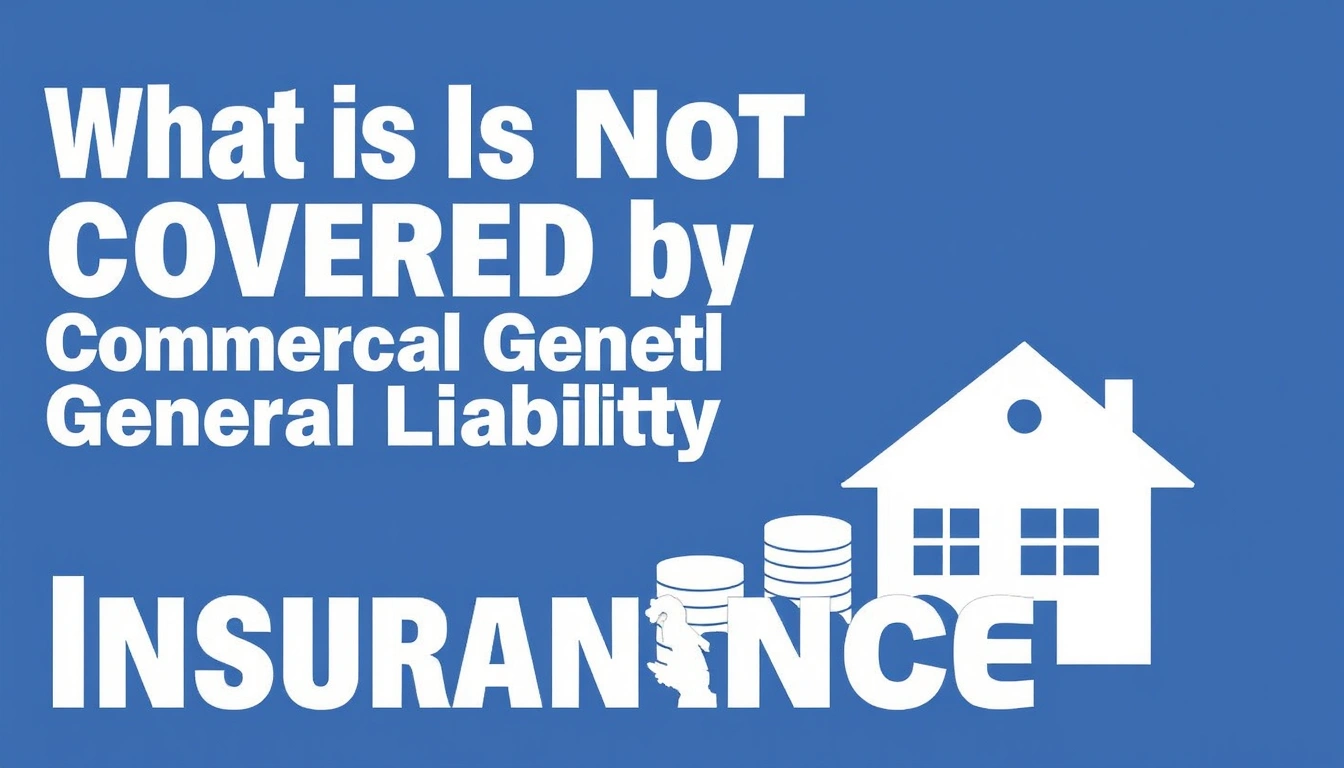 What Is Not Covered by Commercial General Liability Insurance?